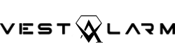 Logo noir de Vestalarm